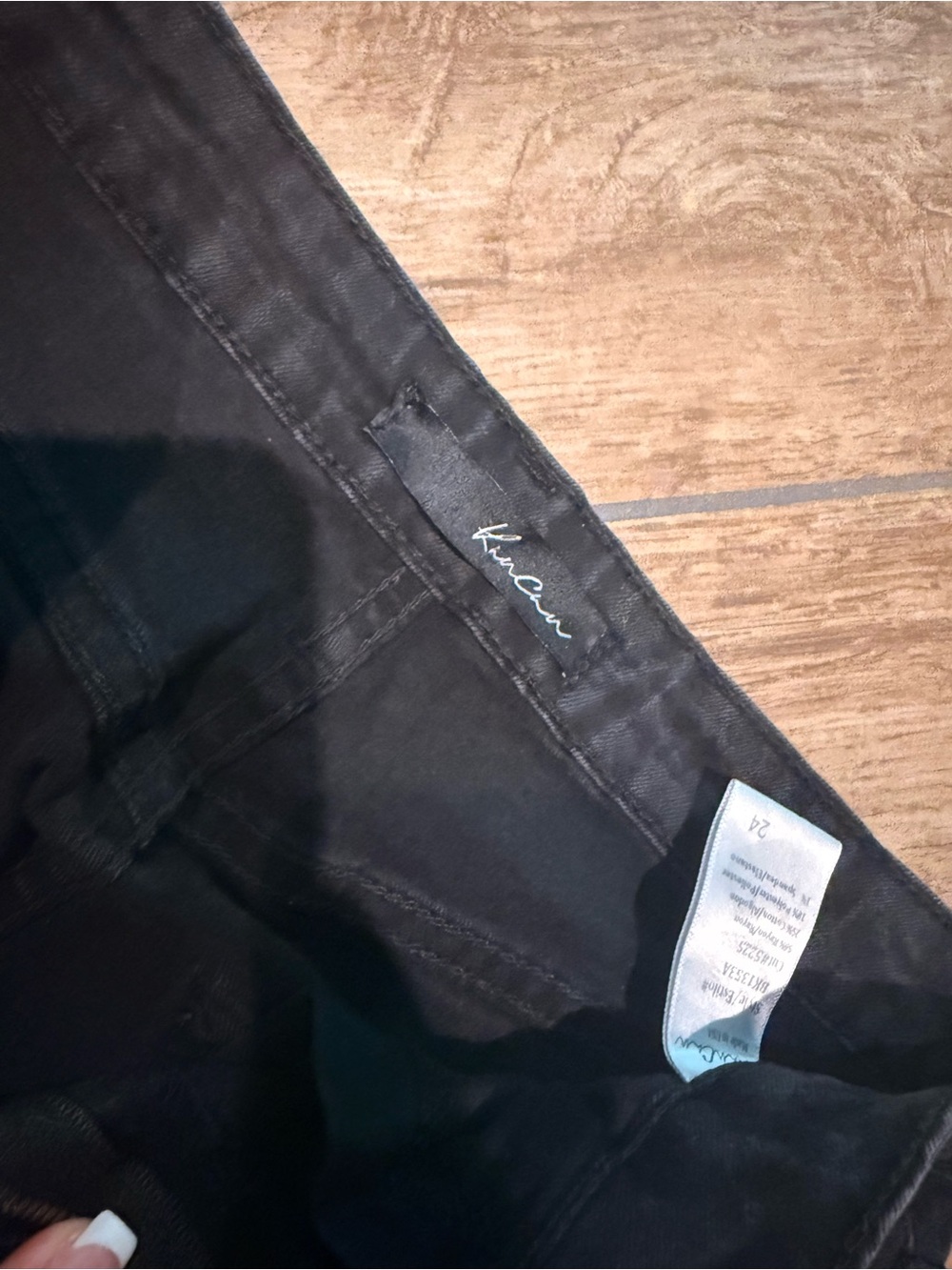 Kancan black faded skinny jeans